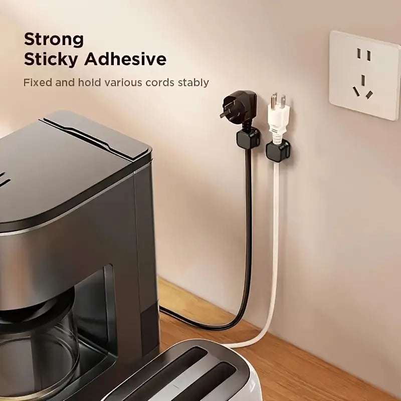 Super Adhesive, Magnetic Cord Holder, Smooth Adjustability, Easy To Use for Hiding or Organizing Cords at Home, Office, Desk, Nightstand, Office, Etc.